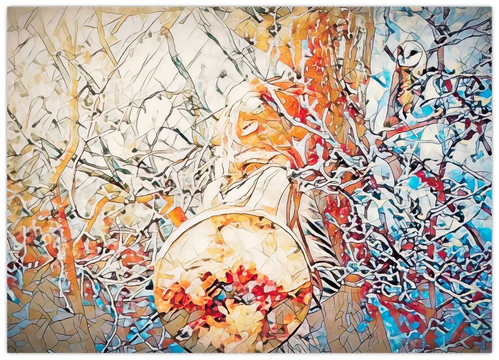 Obraz - Mozaikowa abstrakcja (70x50 cm)