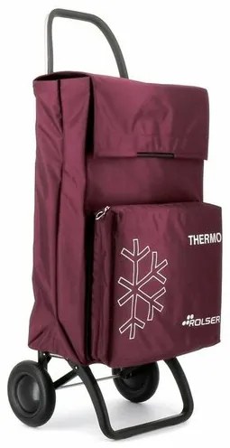 Rolser Torba na zakupy na kółkach TERMO FRESH MFRG, bordowa