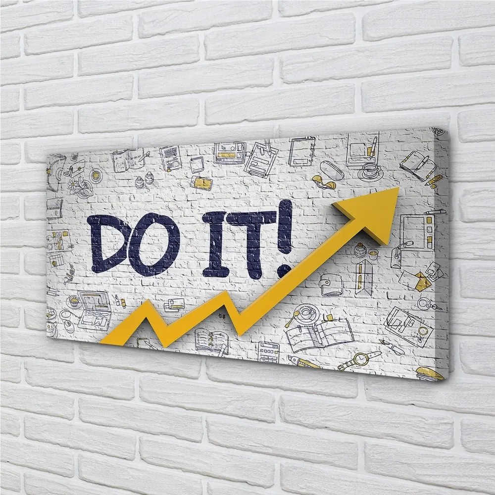 Fotoobraz na płótnie Motywacja: Napis "Do It"