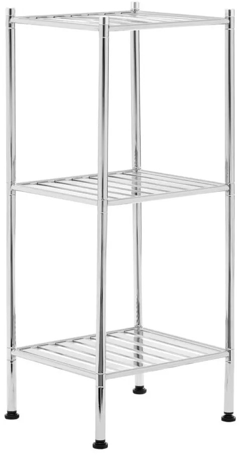 Regał łazienkowy w kolorze srebra 34x80 cm – Premier Housewares