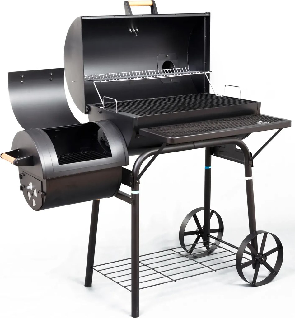 Podwójny grill stalowy z kominkiem P2-L18