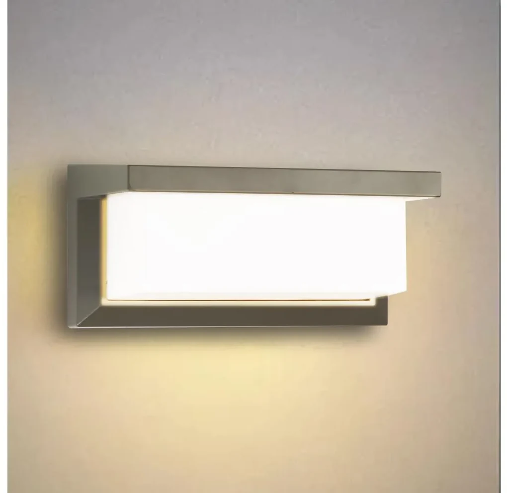 Brilagi - LED Kinkiet zewnętrzny BRICKY LED/12W/230V szary IP54