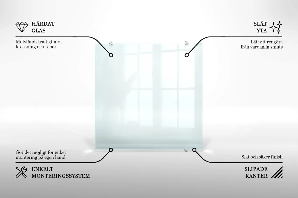 Panel kuchenny transparentny