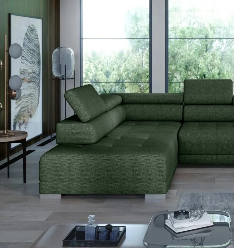 Narożnik CAMPO XL elektryczną regulacją siedziska w WERSAL