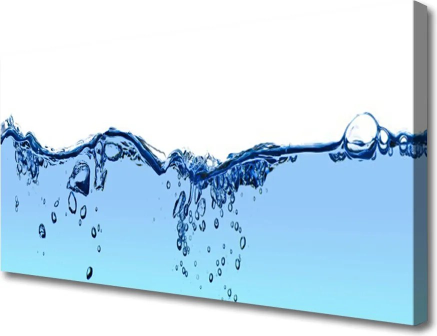 Obraz canvas Abstrakcyjna Głębia Błękitu