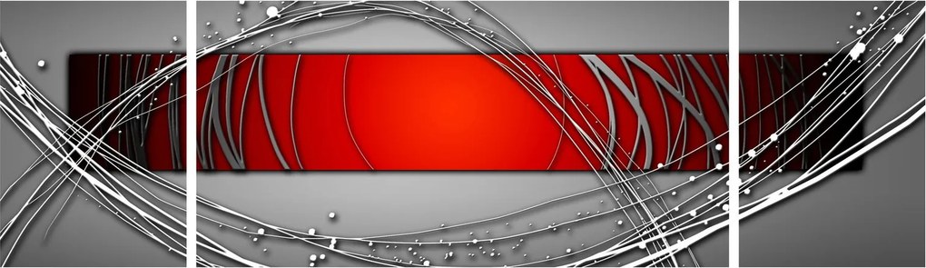 Abstrakcyjny obraz (170x50 cm)