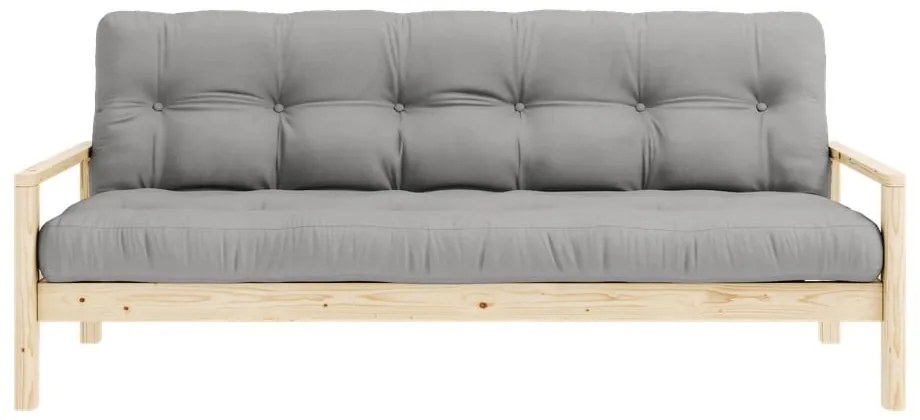Szara rozkładana sofa 205 cm Knob – Karup Design