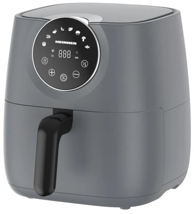 Heinner HAF-B6GREY1700 - Frytkownica beztłuszczowa 5,7 l 1700W/230V szara