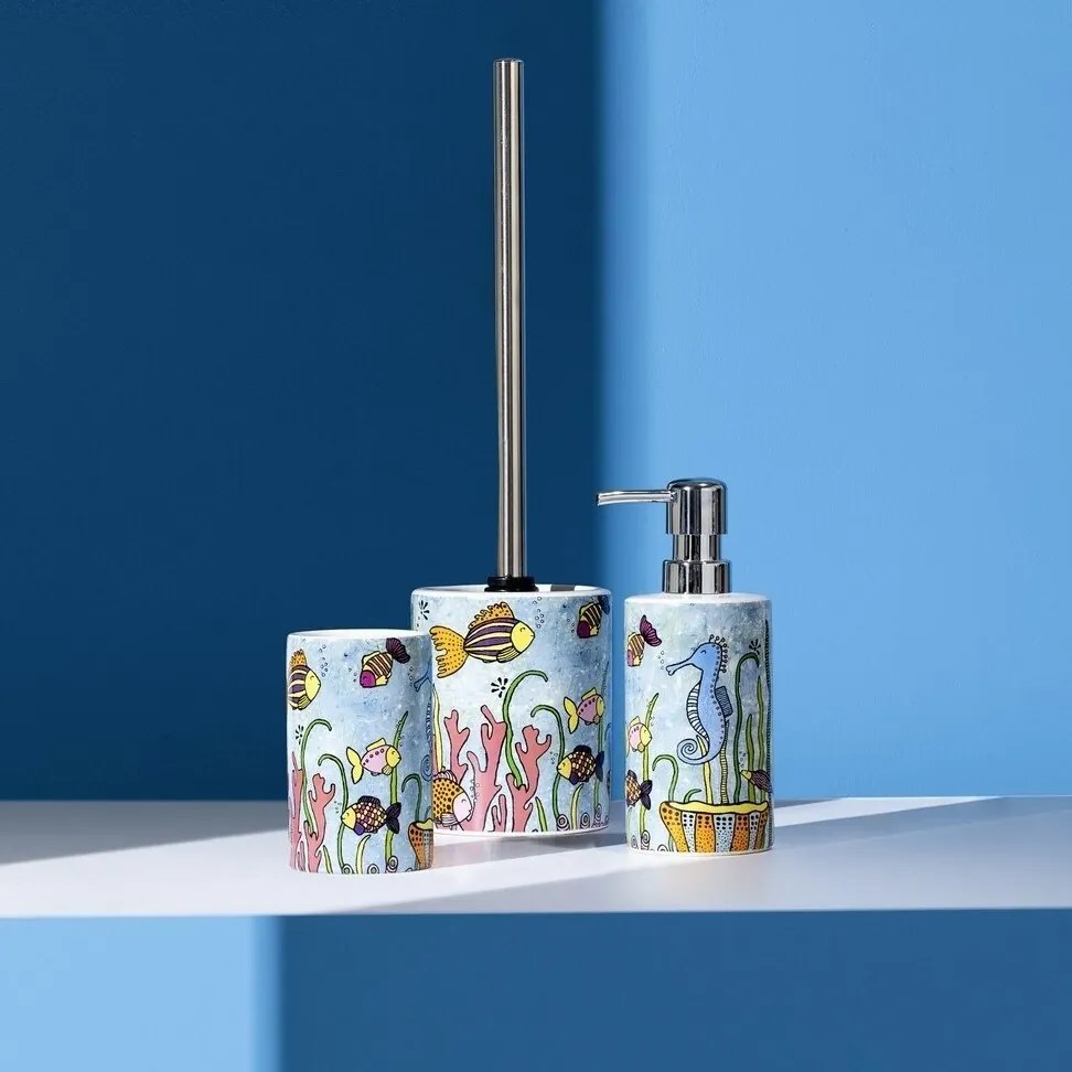 Wenko Ceramiczny dozownik mydła Rollin'Art Ocean Life 360 ml