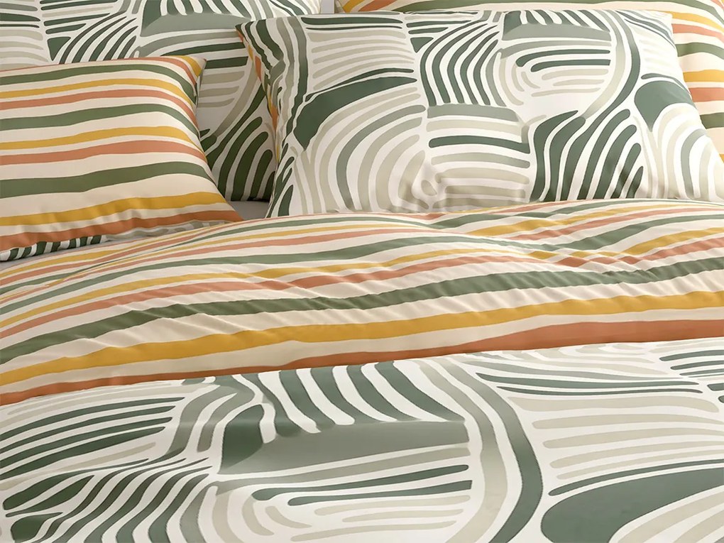 PrzytulneMieszkanie.pl PrzytulneMieszkanie.pl Bawełniana pościel ZENVIA POLY kolorowa Rozmiar pościeli: 2 szt 70 x 90 cm | 200 x 220 cm