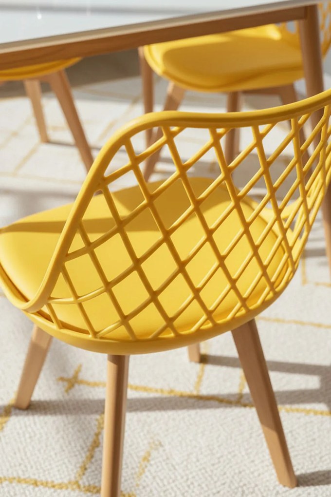 Zestaw 4 krzese Mima