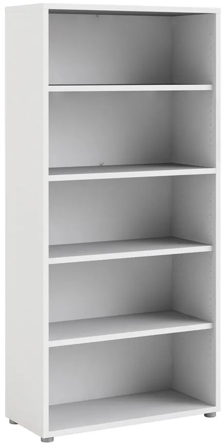 Biały regał modułowy 89x189 cm Prima – Tvilum