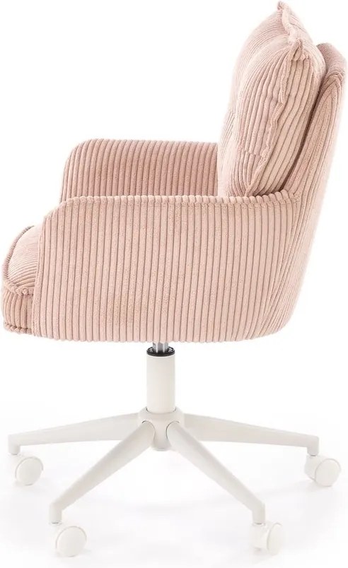 Fotel obrotowy Dumbo Halmar na bałym stelażu