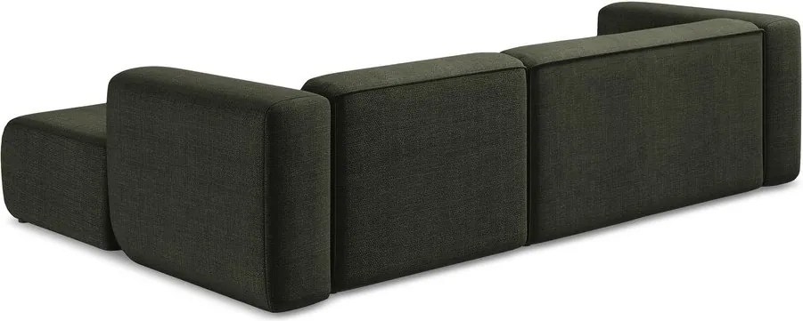 Zielony narożnik (prawostronny/z szezlongiem) Ekahi – Makamii