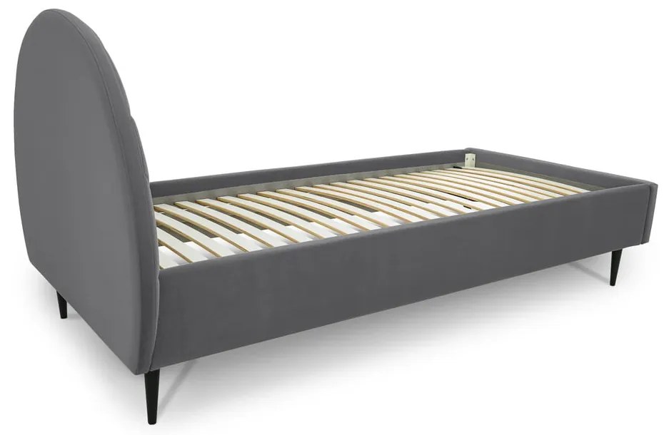 Szare łóżko dziecięce 90x200 cm Mercury – Scandic