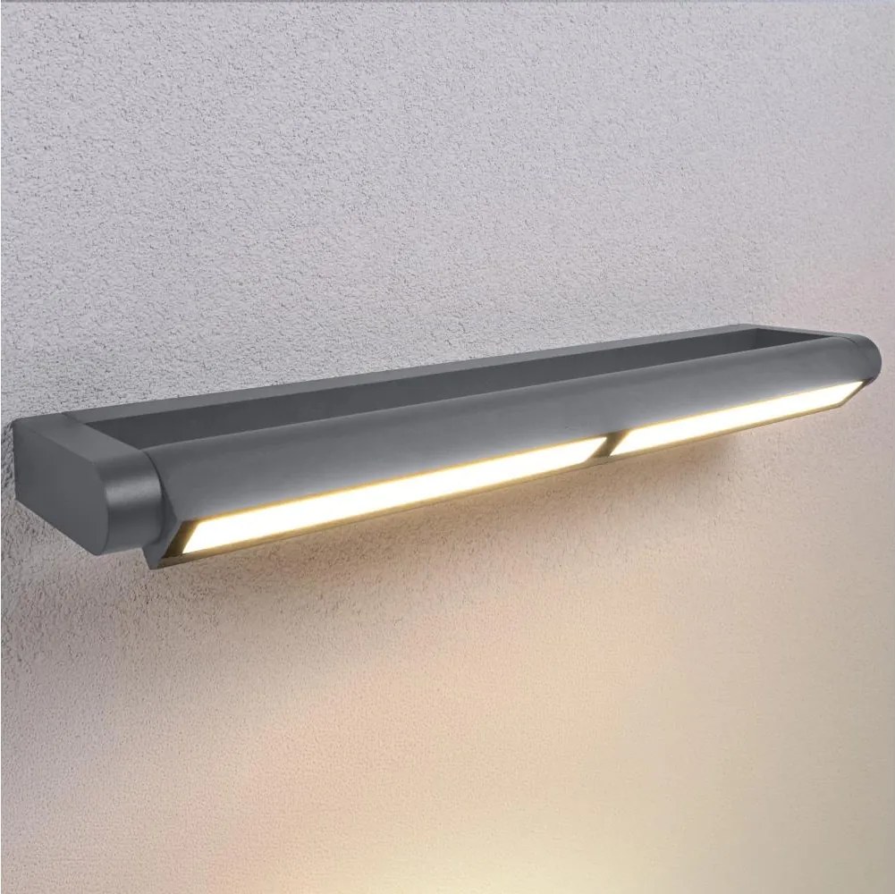BRILAGI -LED Zewnętrzny kinkiet SALERNO LED/24W/230V 66 cm antracyt IP65