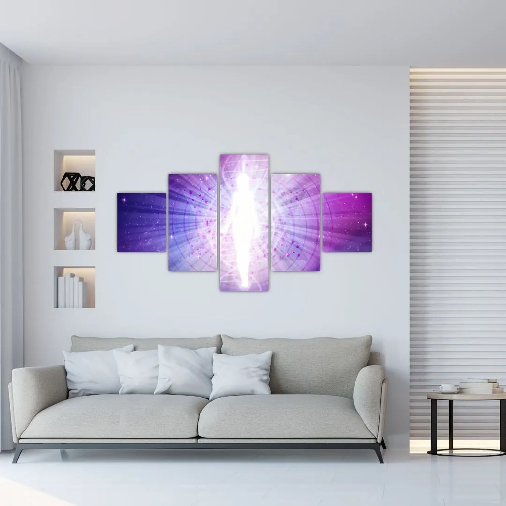 Abstrakcyjny obraz - Kobieta (125x70 cm)
