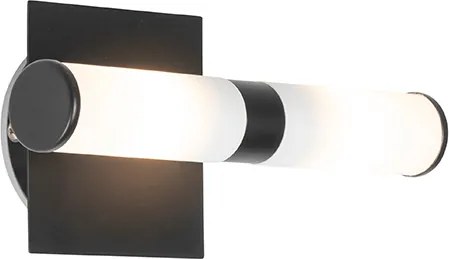 Inteligentna lampa ścienna łazienkowa czarna IP44 2-punktowa z Zigbee G9 - Bath