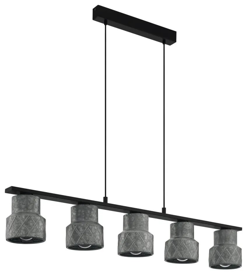 Eglo 39855 - Żyrandol na lince HILCOTT 5xE27/40W/230V