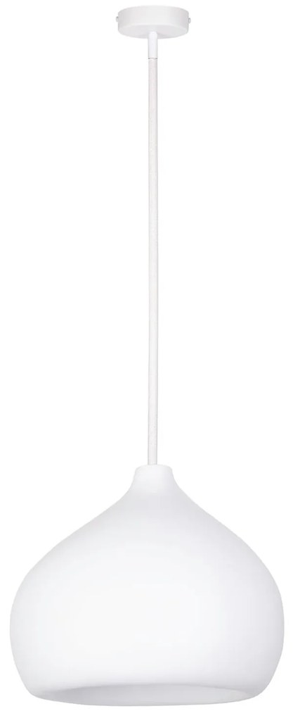 Lampa wisząca MAURO Sigma M 32cm, kolor biały– organic design w stylu Gaudiego