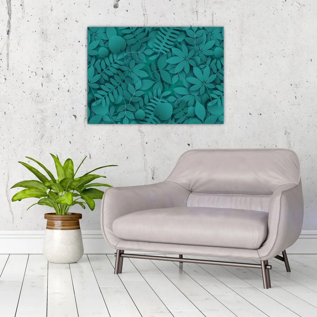 Obraz liści (70x50 cm)