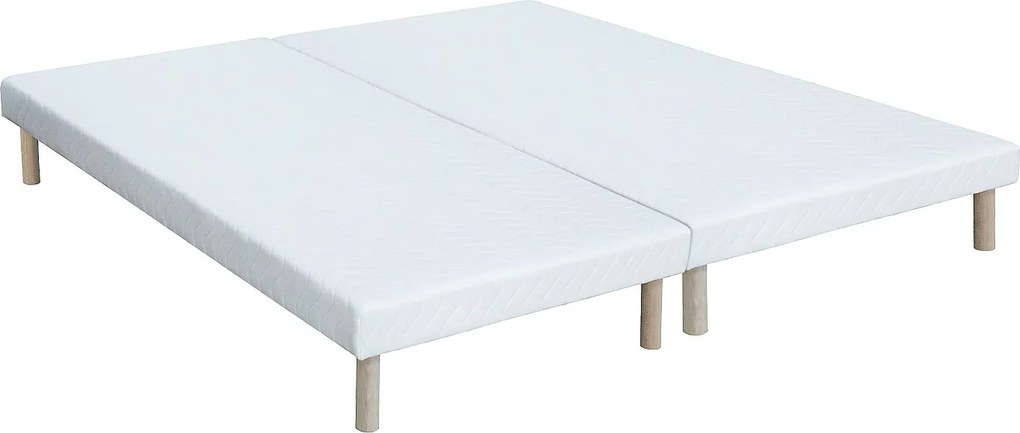Zestaw 180 x 200 cm stelaż uniwersalny + materac piankowy z górną warstwą z pamięcią kształtu 11-strefowy grub. 22 cm - DANEVO marki YSMÉE