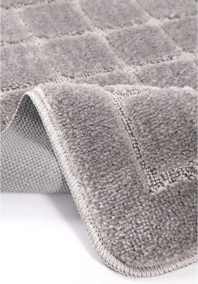 Szare dywaniki łazienkowe zestaw 2 szt. 50x80 cm Kareli – Foutastic
