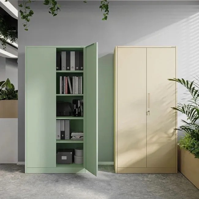 Socjalna szafa ubraniowa Dawid Fresh Style 90x45x185 cm pastelowy zielony