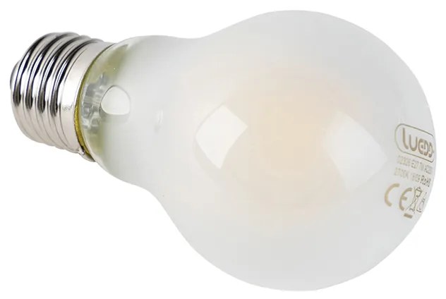 Zestaw 5 żarówek LED E27 przyciemnianych A60 matowe 7W 806lm 2700K