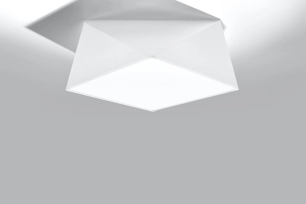 Biały minimalistyczny plafon - EX590-Zavi