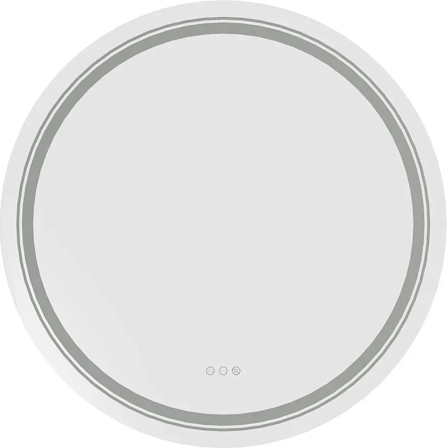Nowoczesne okrągłe lustro z oświetleniem LED  H1-Z74