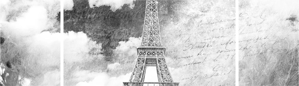 Obraz - Vintage pocztówka miasta N⁰3 (170x50 cm)
