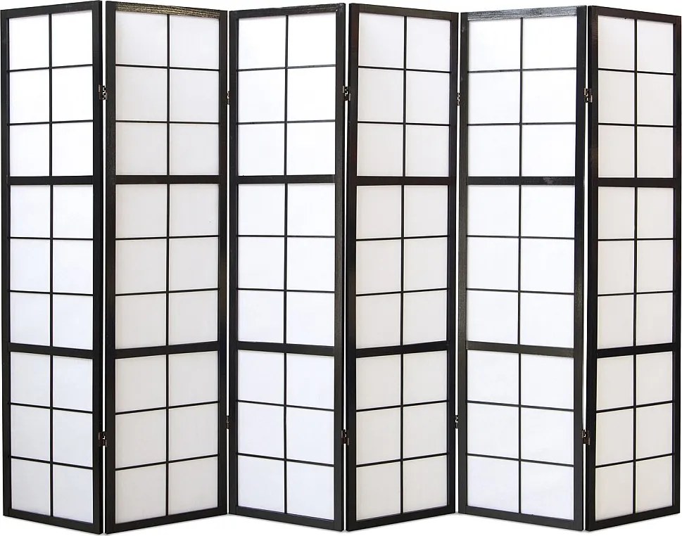 Przegroda pokojowa 175×264×2,2 cm Czarny Shoji
