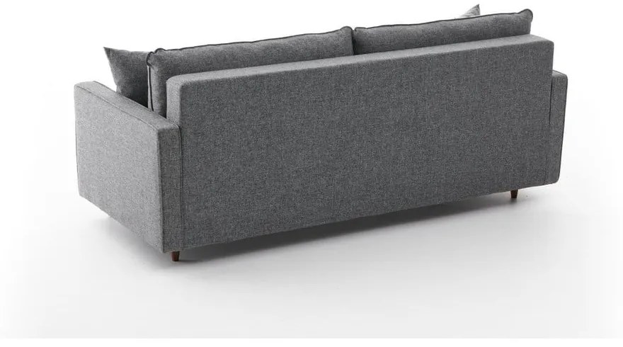Ciemnoszara rozkładana sofa 210 cm Eva – Balcab Home