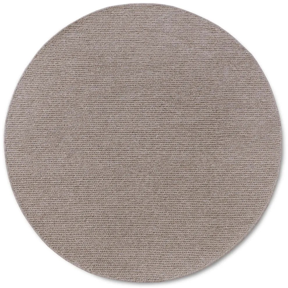 Dywan wełniany Villeroy & Boch beżowy koło 160 cm x 160 cm