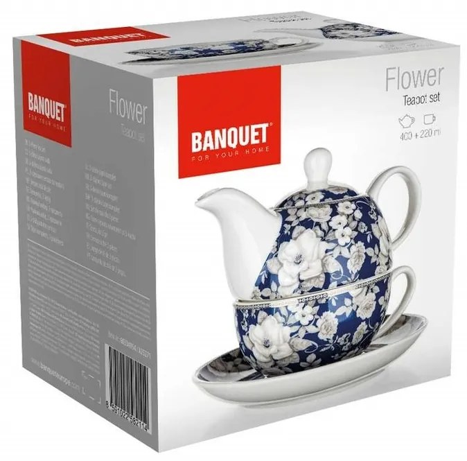 Banquet Zestaw do herbaty FLOWER 400 + 220 ml