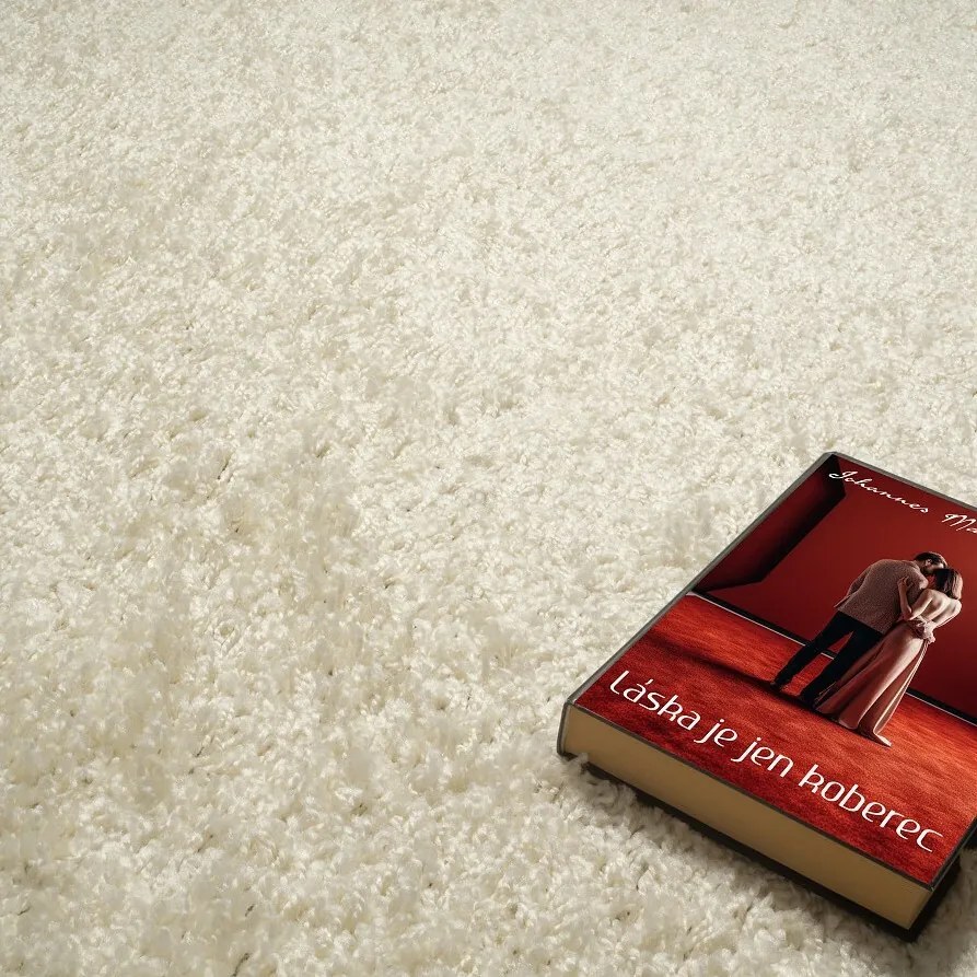 Dywan Efor Shaggy 2137 cream, 80 x 150 cm, 80 x 150 cm