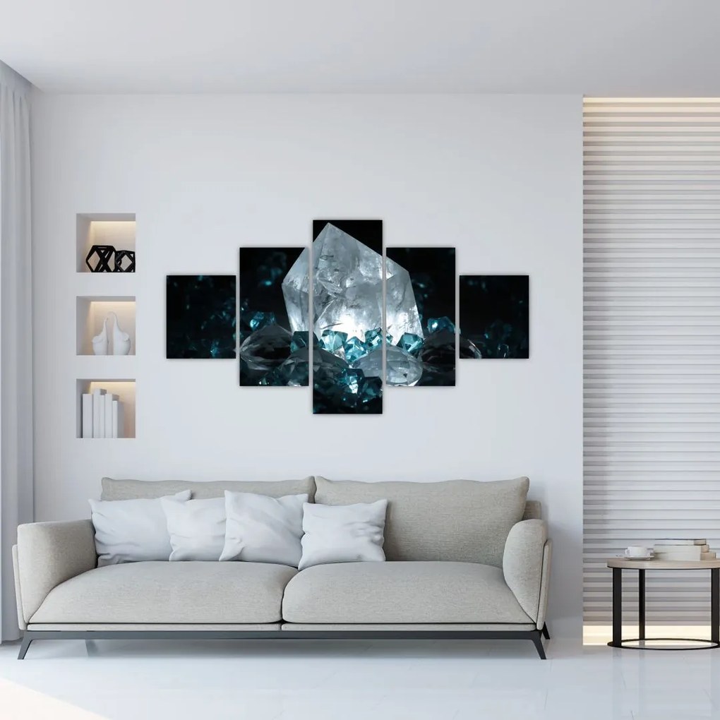 Obraz kryształu (125x70 cm)