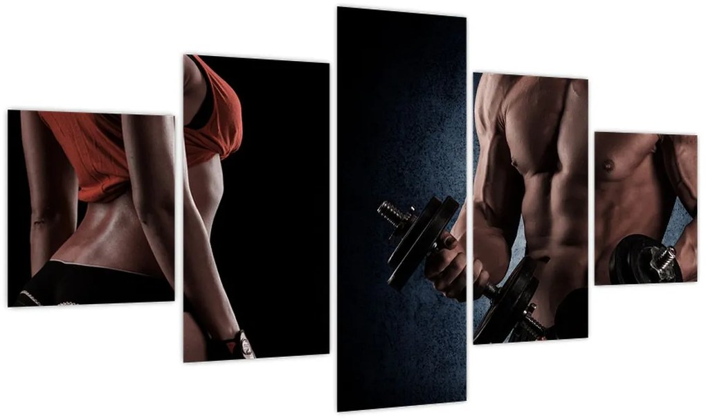 Obraz - Fitness (125x70 cm)