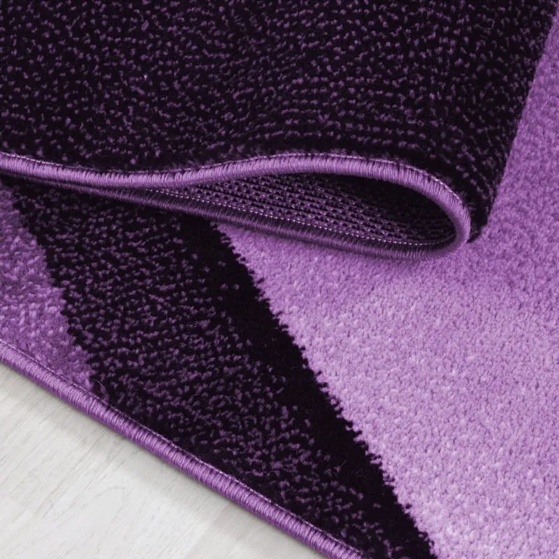 Dywan nowoczesny Plus Linie fioletowy 140 cm x 200 cm
