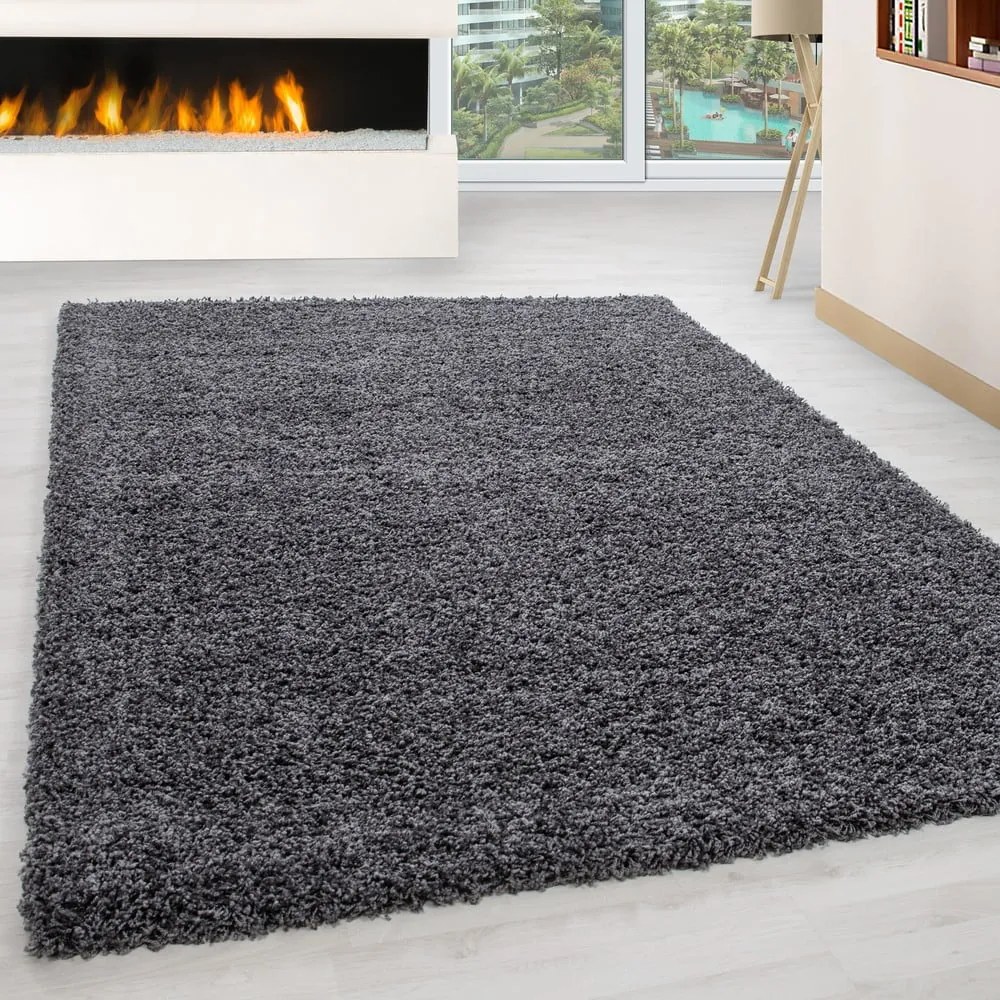 Ciemnoszary dywan 60x110 cm Life – Ayyildiz Carpets