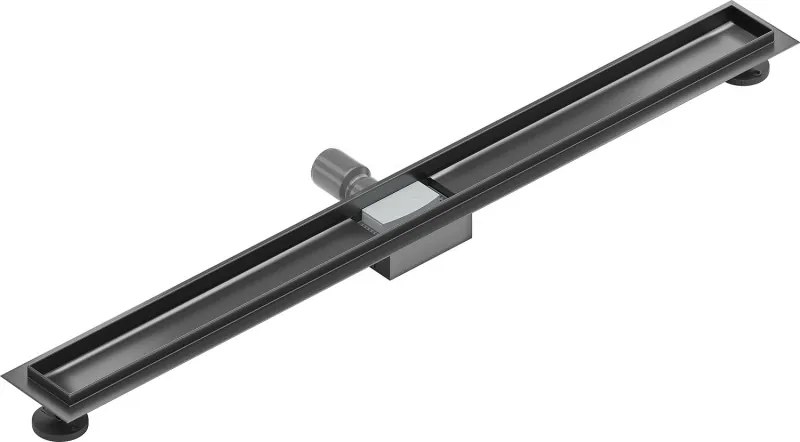Mexen Flat korpus do odpływu liniowego 100 cm, gun gray szczotkowany - 1E15100