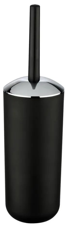 WENKO 21210100 - Szczotka do WC BRASIL 10x37 cm czarna/błyszczący chrom