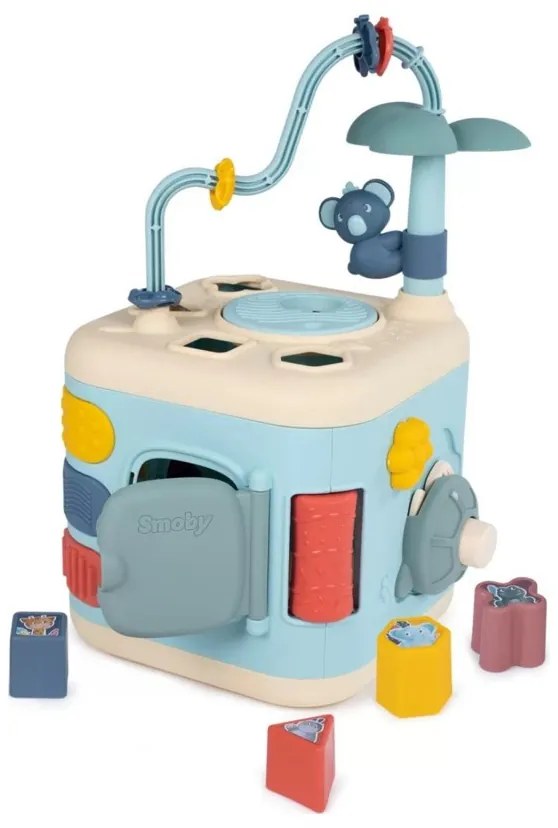 Smoby little sensoryczna kostka aktywności dla dzieci sorter labirynt 13w1