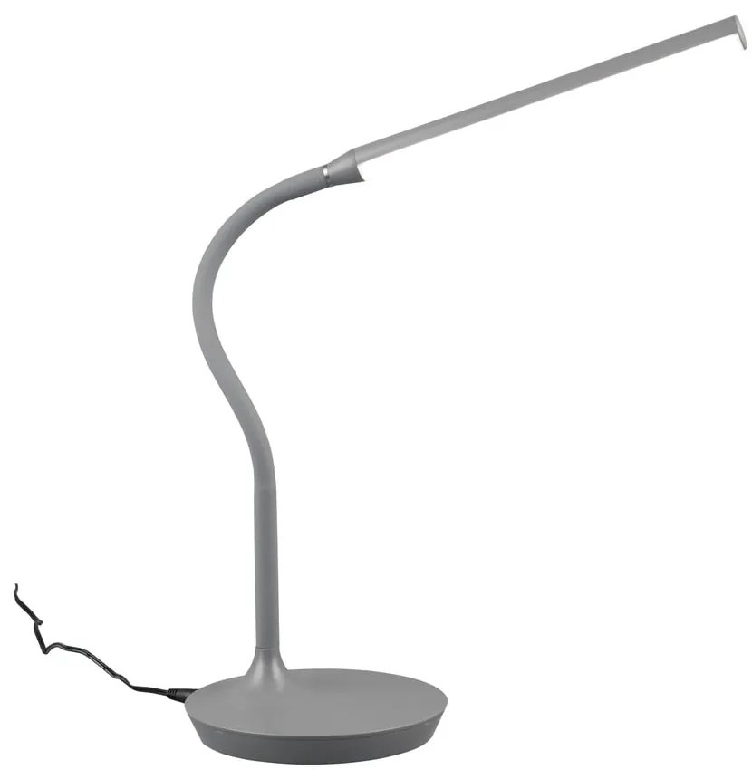 Szara lampa stołowa LED (wys. 38 cm) Toro – Trio