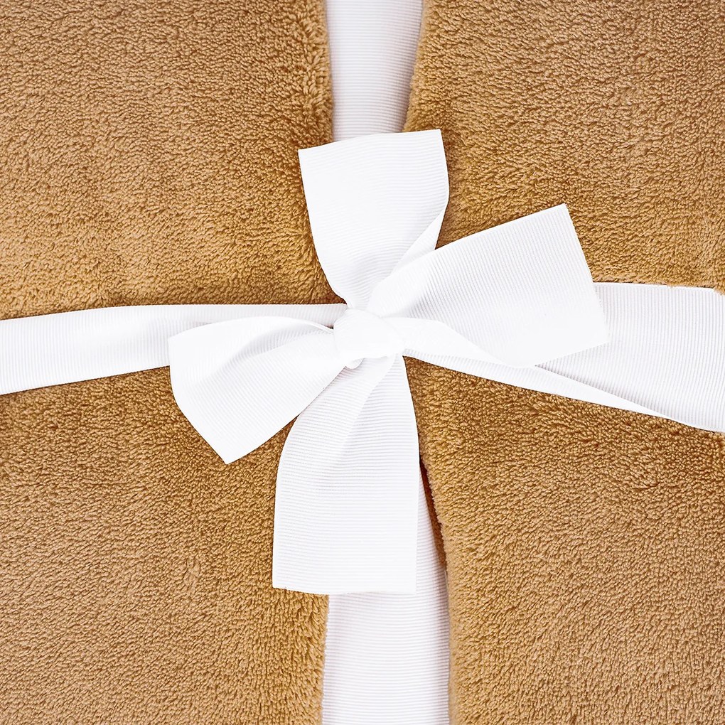 4Home Koc z barankiem brązowy, 150 x 200 cm