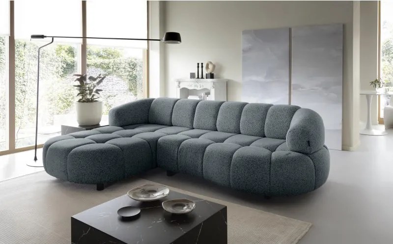 Narożnik VELPA S z elektryczną regulacją siedziska Lewostronny wolnostojący w tkaninie PUENTE 94 WERSAL