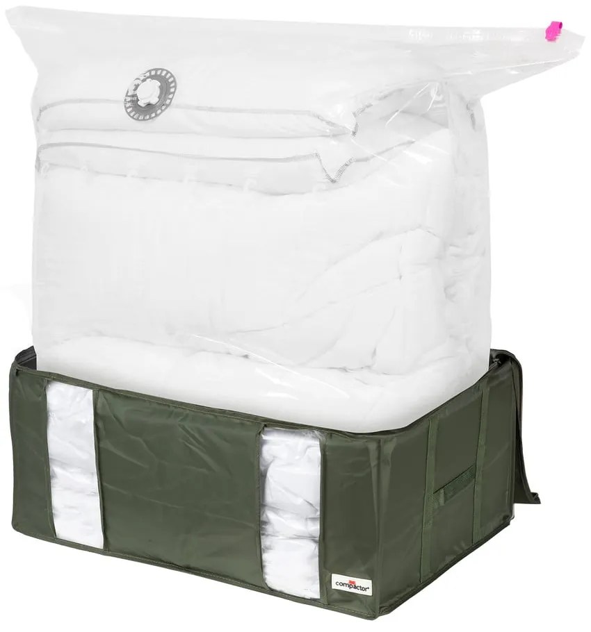 Tekstylny pojemnik do przechowywania ubrań próżniowy 65x45x27 cm Ecologik – Compactor