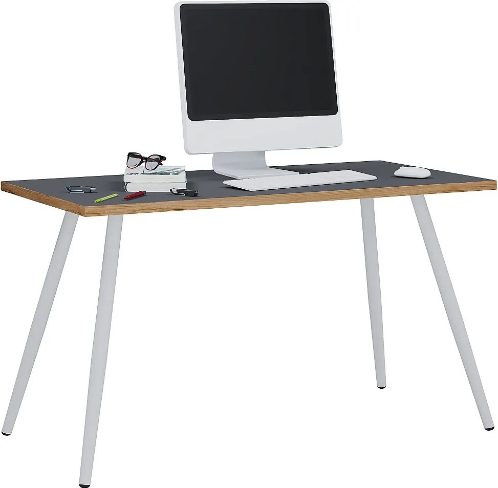 Drewniany stół biurowy Salia 110x80