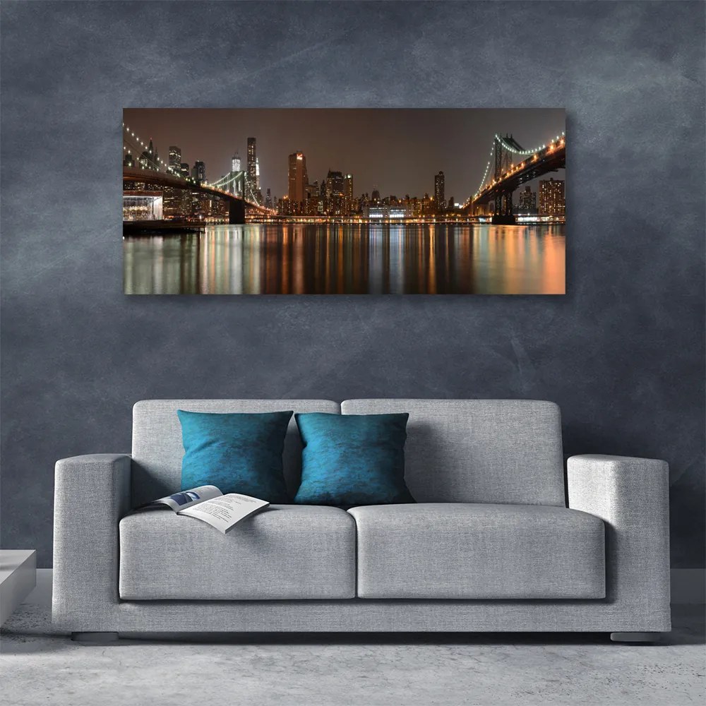 Obraz na płótnie Mosty nad Wielką Wodą